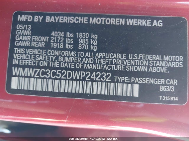 2013 MINI COUNTRYMAN WMWZC3C52DWP24232 Photo 8