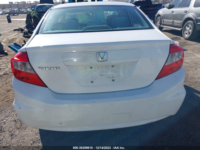 2012 HONDA CIVIC LX VIN: 19XFB2F55CE350271