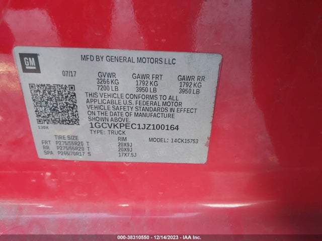 Chevrolet Silverado 1500 Silverado Custom 2018 1GCVKPEC1JZ100164 Image 9