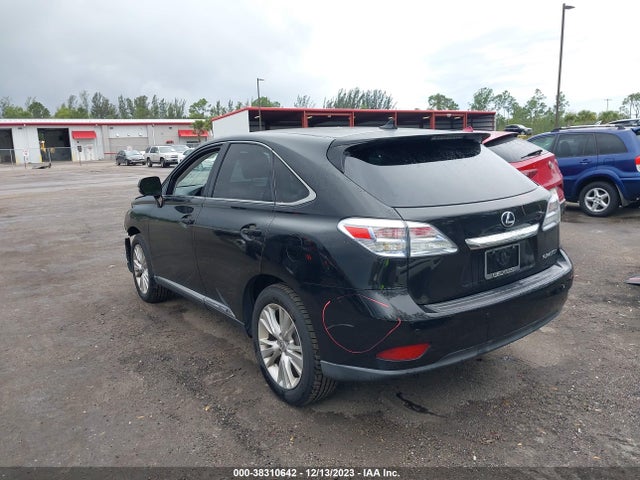 2012 LEXUS RX 450H VIN: JTJZB1BAXC2006388