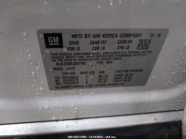 KL4CJCSBXJB687952 Buick Encore Essence