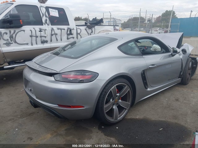 2019 PORSCHE 718 CAYMAN WP0AB2A87KS278707 Photo 3