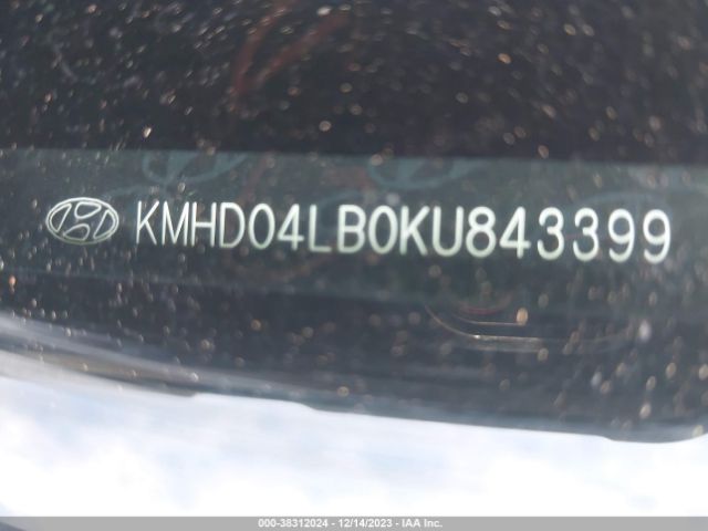KMHD04LB0KU843399 Hyundai Elantra Sport