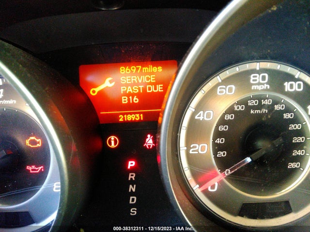 2010 ACURA MDX VIN: 2HNYD2H29AH524764