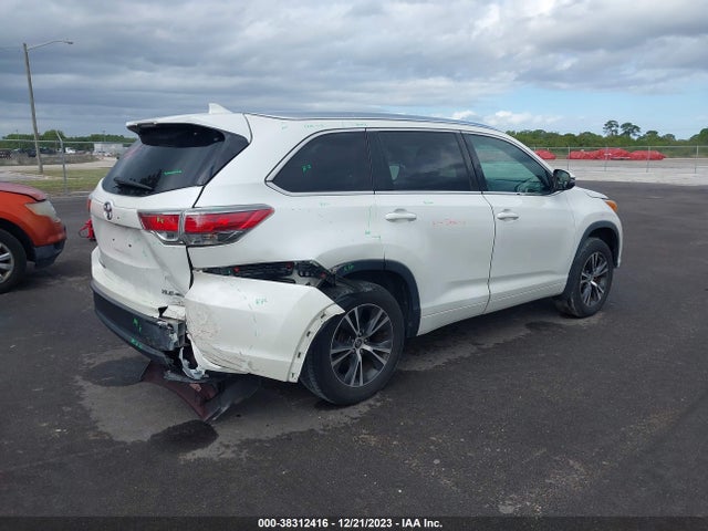 Toyota Highlander Xle V6 2016 5TDJKRFH9GS312860 Image 4