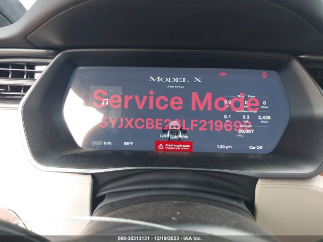 5YJXCBE26LF219692 Tesla Model X Long Range Dual Motor All-wheel Drive/long Range Plus Dual Motor All-wheel Drive