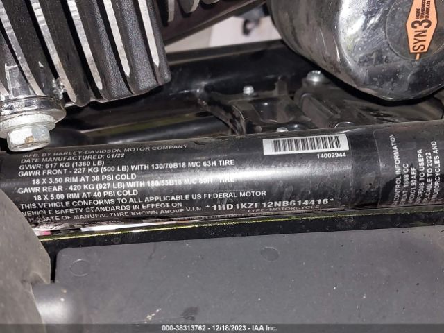 2022 HARLEY-DAVIDSON FLTRK 1HD1KZF12NB614416 Photo 9