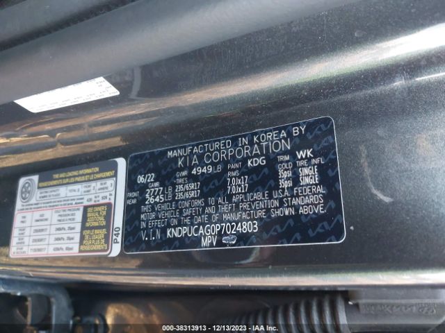 KNDPUCAG0P7024803 KIA Sportage Hybrid Lx