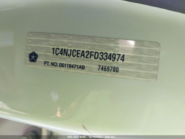 1C4NJCEA2FD334974 Jeep Compass Latitude