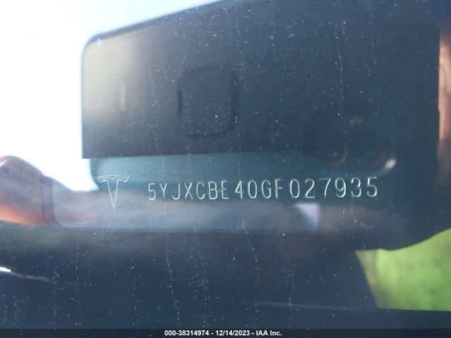 5YJXCBE40GF027935 Tesla Model X 75d/p100d/p90d