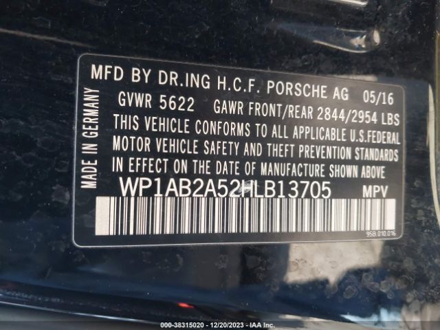WP1AB2A52HLB13705 Porsche MACAN S