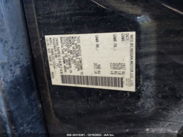 1N4AL3AP9JC168248 Nissan Altima 2.5 Sv