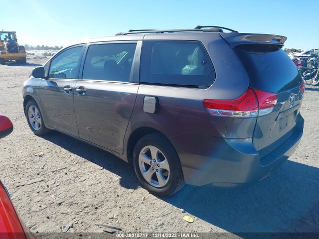 2012 TOYOTA SIENNA BASE V6 7 PASSENGER VIN: 5TDZK3DC1CS199097