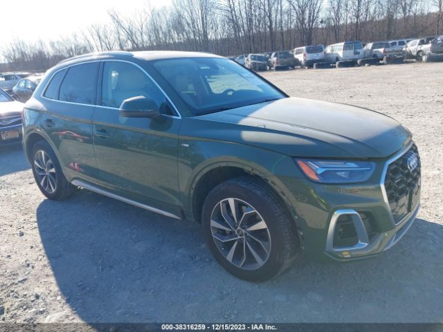 Продаж на аукціоні авто 2022 Audi Q5 Premium 45 Tfsi S Line Quattro S Tronic, vin: WA1GAAFY3N2031974, номер лоту: 38316259