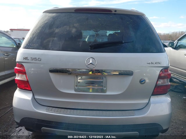 2008 MERCEDES-BENZ ML 350 4MATIC VIN: 4JGBB86E58A409276