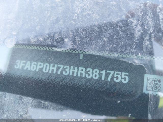 3FA6P0H73HR381755 Ford FUSION SE