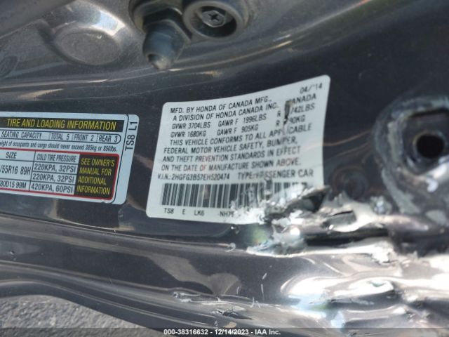 2HGFG3B57EH520474 Honda Civic Lx