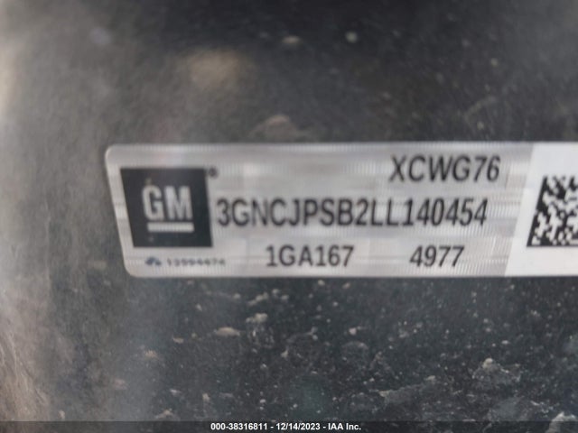 Chevrolet Trax Awd Lt 2020 3GNCJPSB2LL140454 Image 9