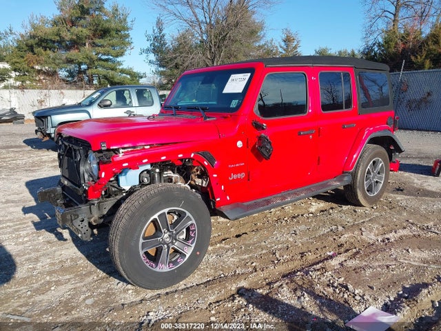 2023 JEEP WRANGLER SAHARA VIN: 1C4HJXEGXPW649553