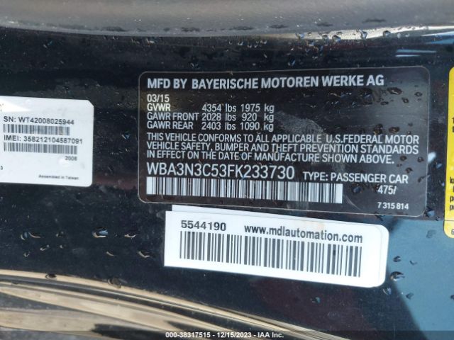 WBA3N3C53FK233730 BMW 428i