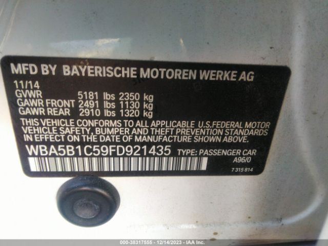 WBA5B1C59FD921435 BMW 535i