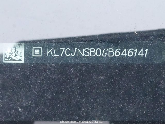 KL7CJNSB0GB646141 Chevrolet Trax 1ls