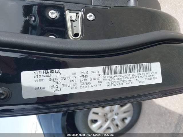 Dodge JOURNEY SE 2017 3C4PDCAB4HT708397 Image 9