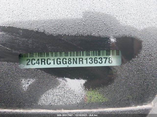 Chrysler Pacifica Limited 2022 2C4RC1GG8NR136378 Image 9