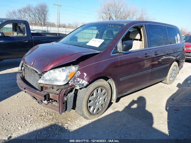 2007 HONDA ODYSSEY LX VIN: 5FNRL38297B046850