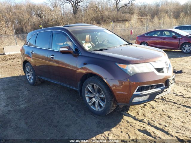 Auction sale of the 2011 Acura Mdx Advance Package, vin: 2HNYD2H7XBH522423, lot number: 38318134