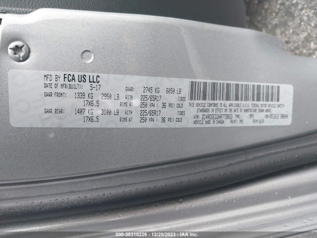 Dodge Grand Caravan Gt 2017 2C4RDGEG3HR773833 Image 9