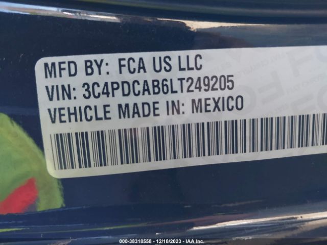 3C4PDCAB6LT249205 Dodge Journey Se Value