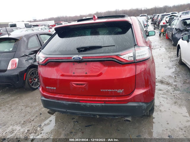 2015 FORD EDGE TITANIUM VIN: 2FMPK4K80FBB58327