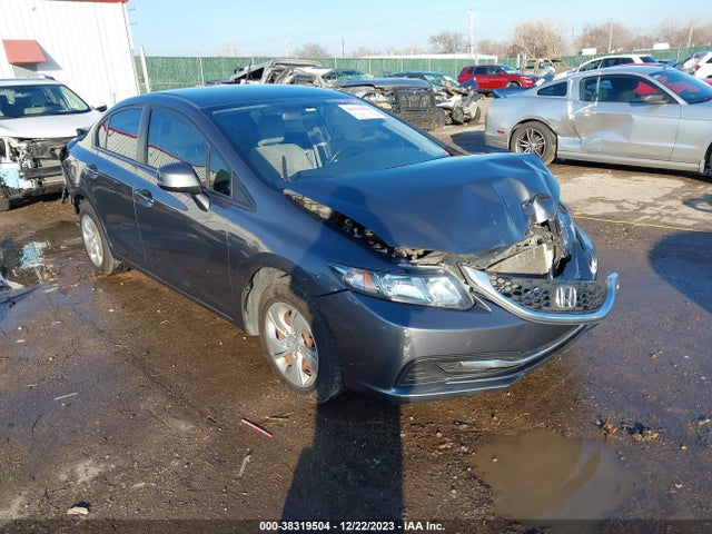 2013 HONDA CIVIC LX VIN: 19XFB2F57DE096502