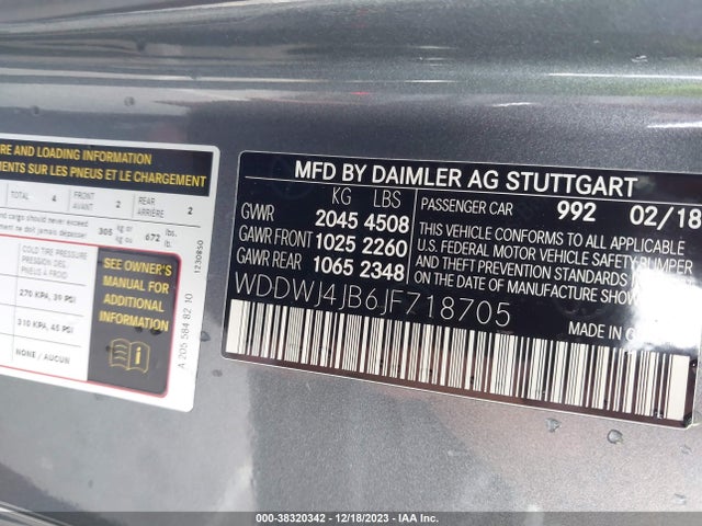 Mercedes-Benz C 300 2018 WDDWJ4JB6JF718705 Image 9