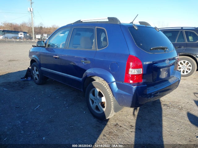 2007 HYUNDAI TUCSON GLS VIN: KM8JM12B67U646915