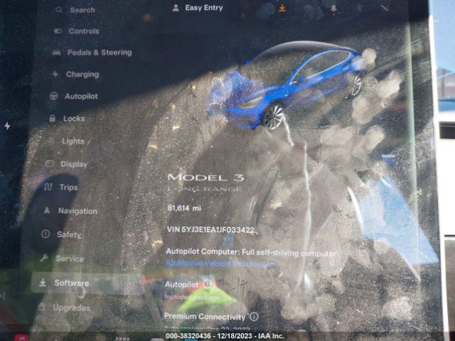 5YJ3E1EA1JF033422 Tesla MODEL 3
