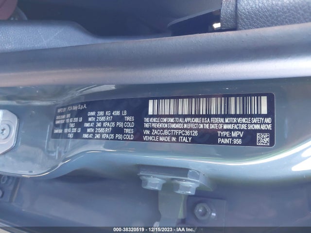 Jeep Renegade Trailhawk 2015 ZACCJBCT7FPC36126 Image 9