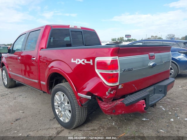 2011 FORD F-150 PLATINUM VIN: 1FTFW1ET6BFD10963