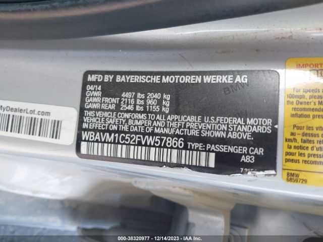 WBAVM1C52FVW57866 BMW X1 Sdrive28i