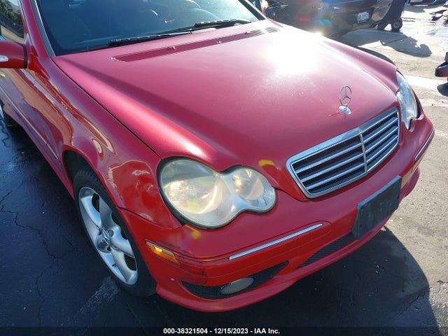 2006 MERCEDES-BENZ C 230 SPORT VIN: WDBRF52H26A876379