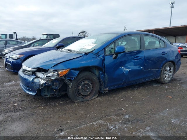 2012 HONDA CIVIC LX VIN: 2HGFB2F56CH531238