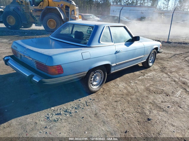 1981 MERCEDES-BENZ 380 SL VIN: WDBBA45A4BB009501