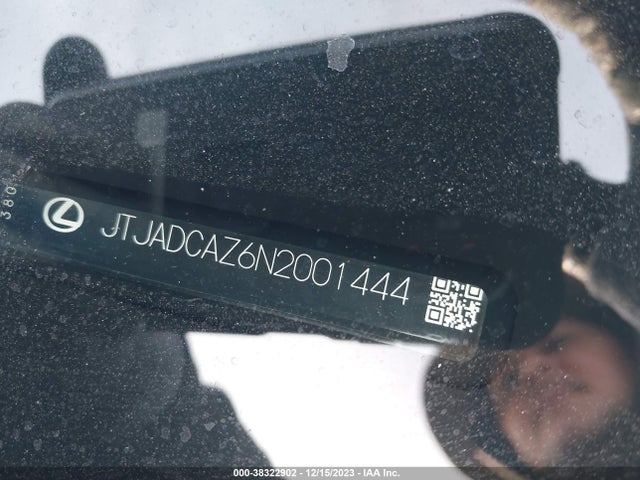 JTJADCAZ6N2001444 Lexus NX 250