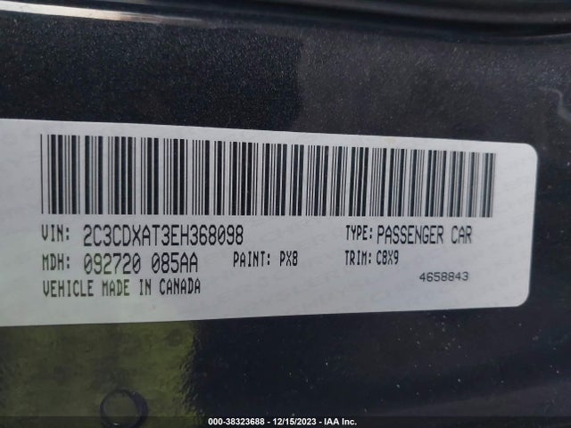 Dodge Charger Police 2014 2C3CDXAT3EH368098 Image 9