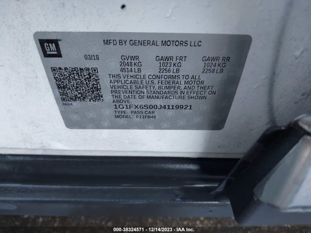 Chevrolet Bolt Ev Premier 2018 1G1FX6S00J4119921 Image 9