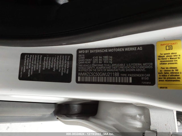 2016 MINI COUNTRYMAN WMWZC5C50GWU21188 Photo 8