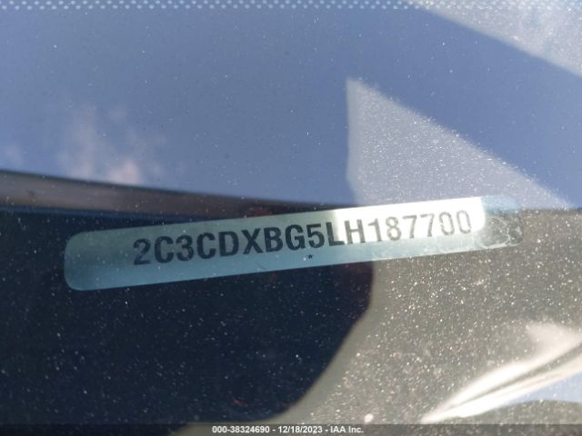 2C3CDXBG5LH187700 Dodge Charger Sxt Rwd
