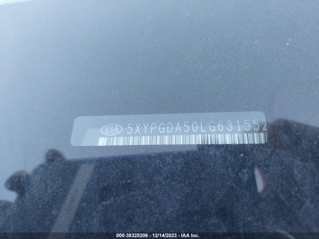 KIA Sorento 3.3l Lx 2020 5XYPGDA50LG631552 Image 9
