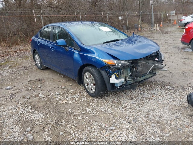 2012 HONDA CIVIC LX VIN: 19XFB2F55CE063352